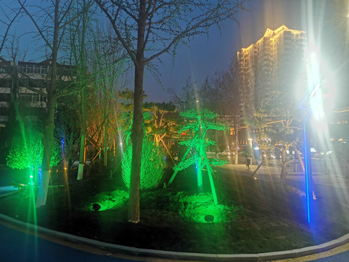 街心公園，景觀燈